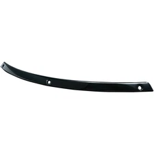 Smooth Windshield Trim Gloss Black by Kuryakyn Fits 96-13 Touring Models 1318
