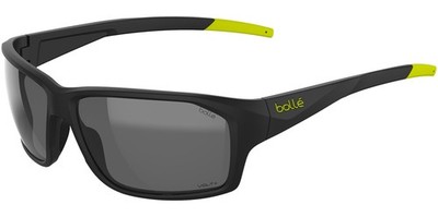 Bolle Fenix Volt+ Polarized Black Acid Matte Sport Wrap Sunglasses - BS136005