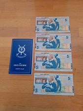 Jack Nicklaus £5 Notes 4 Consective