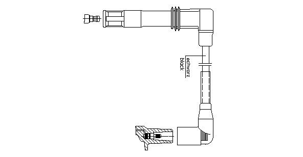 Bremi ZüNdleitung AnschlussausfüHrung SAE FüR VW Golf IV 1J1 Polo 9N_ 6N2-image