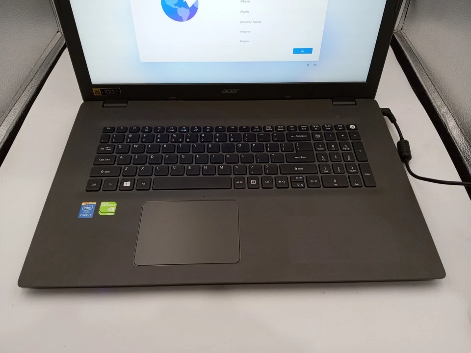 Acer Aspire E5-772G 17" Laptop i7-5500U 8GB RAM 128GB SSD W11 940M -READ -RR - Image 2 of 4