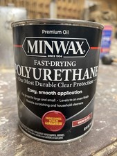 Minwax Fast Drying Premium Oil Polyurethane / Warm Gloss / 1 Quart