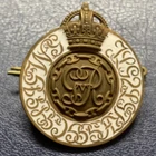 Scarce & Genuine WWI Household Brigade Officer Cadet Battalion Cap Badge 1917-19