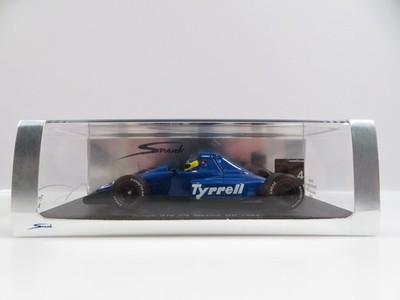 1:43 Spark S1641 Tyrrell 018 No 4 Mexico GP 1989 Michele Alboreto 