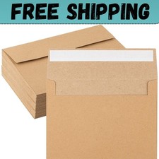 50 Pack Kraft Envelopes 4 X 6 Inch Brown Envelopes,A4 Envelopes, Card Envelopes,