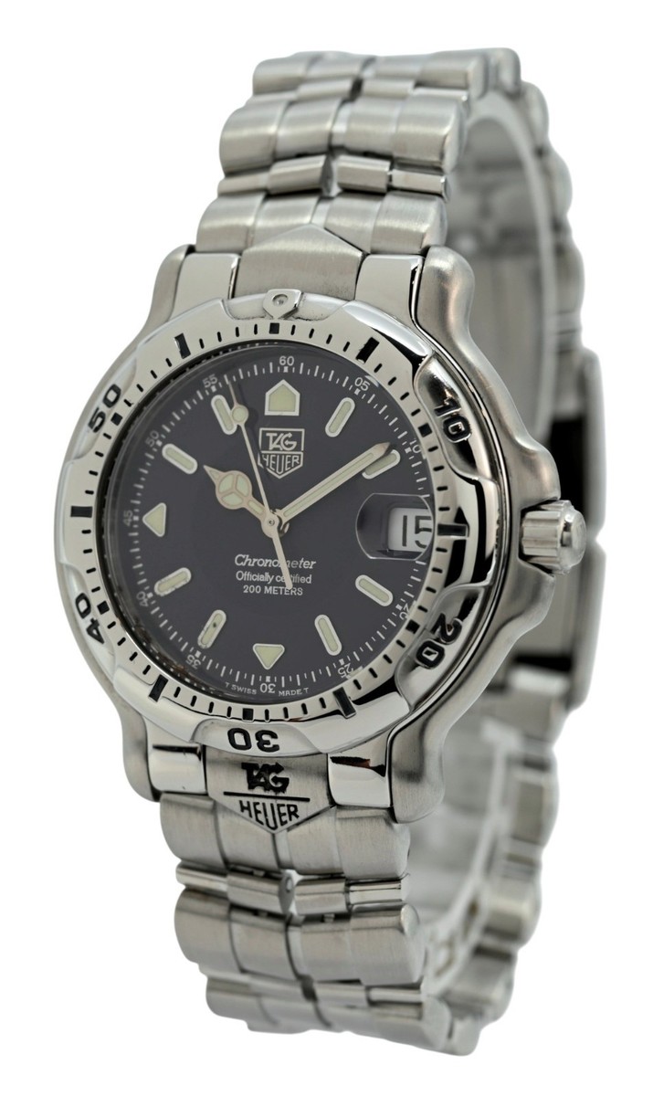 TAG HEUER WH5113-K1 6000シリーズ 自動巻き TAG Heuer 6000 Blue Men's Watch - WH5113-K1 for sale online | eBay
