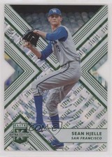 2018 Panini Elite Extra Edition Status Emerald Die-Cut 20/49 Sean Hjelle 0xz8