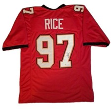 Simeon Rice Buccaneers Signed Jersey Autograph JSA Certified COA