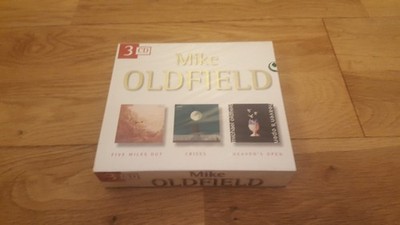 MIKE OLDFIELD X3 TRIPLE CD SET FIVE MILES OUT CRISES HEAVEN'S OPEN NEW & SEALED