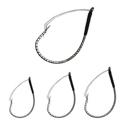 Weedless Wacky Hooks für Soft Bait Rigging Drop Shot Angeln in Heavy Cover