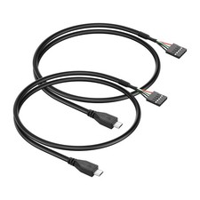 10x Micro USB 5 Pin Male to Dupont Female Header Motherboard Adapter Cable Cord
