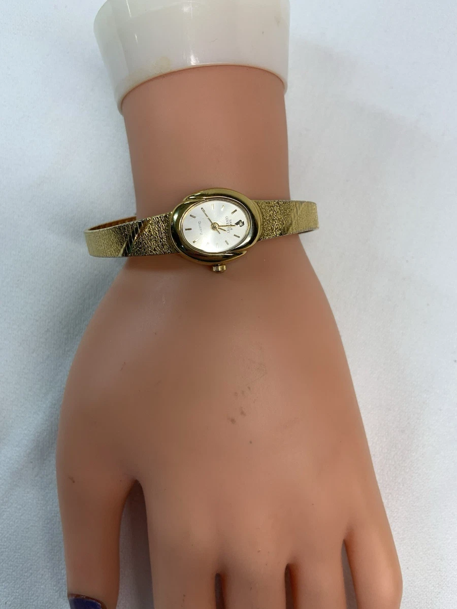 Sarah Coventry Women Gold Plated Band Wristwatches for sale  display picture 3