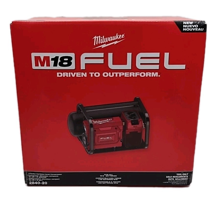 NEW OPEN Milwaukee 2840-20 M18 FUEL 2 Gallon Compact Quiet C