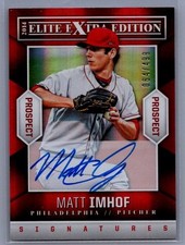 2014 Panini Elite Extra Edition #78 Matt Imhof Prospects Signatures #/499