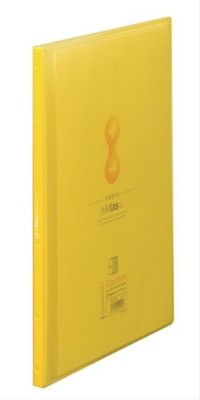 King Jim Clear File Hiktus Transparent Side-In 40 Taschen A4 Vertikal Gelb