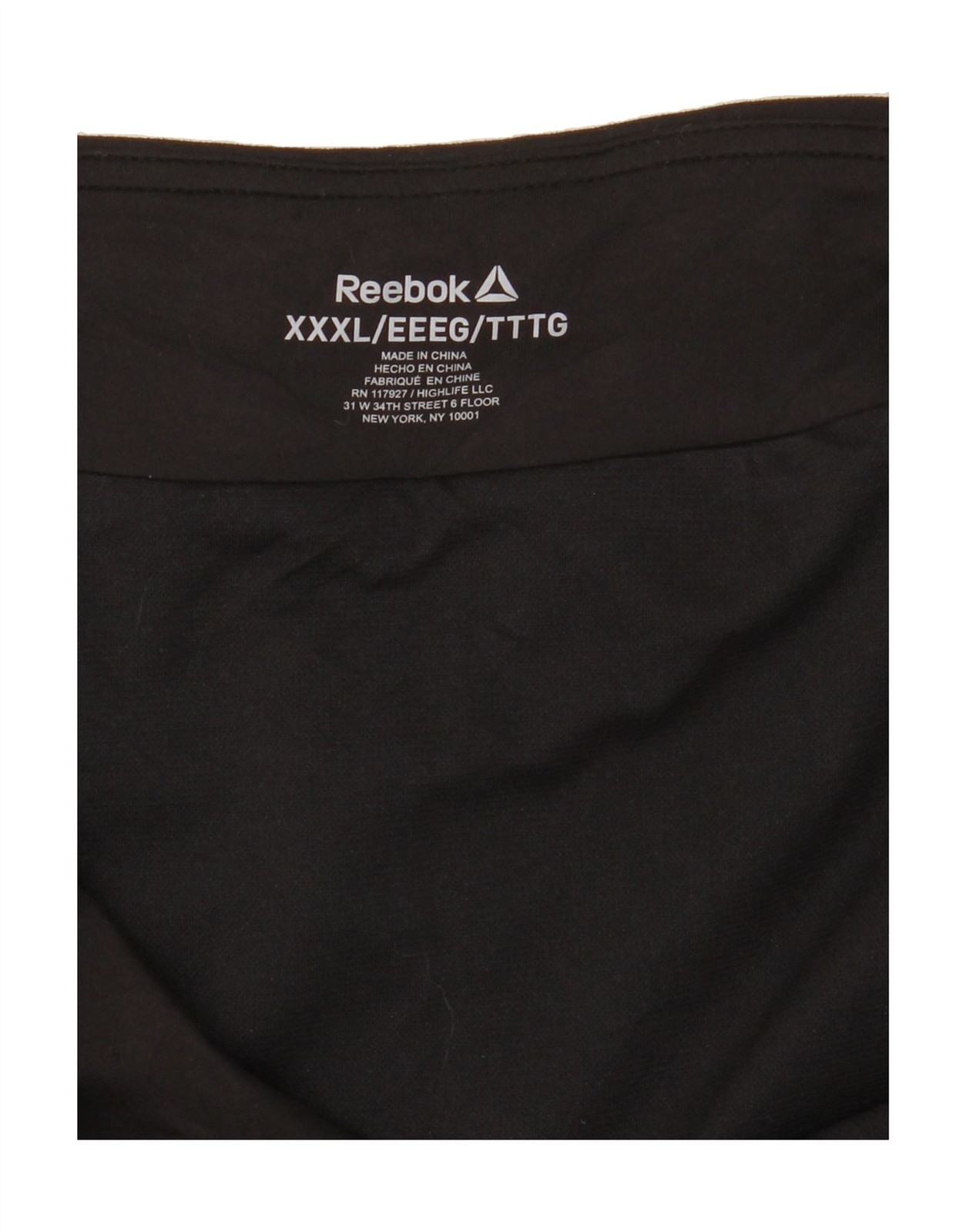 REEBOK Womens Sport Shorts UK 22 3XL  Black Polyester CD02 thumbnail 3