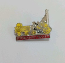 Vintage Stephenson's Rocket Enamel Badge. 1980s, In VGC