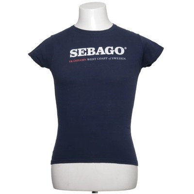 Sebago, T-shirt, Größe: M, Blau, Baumwolle, Print, Herren #PEj