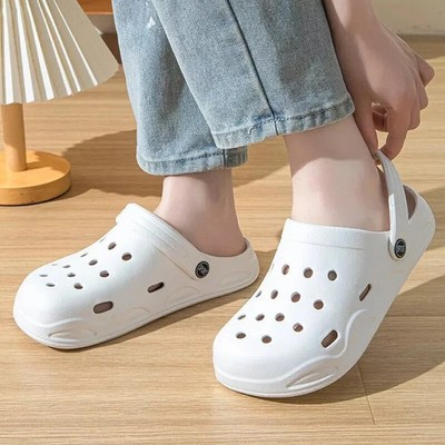 Klassische Sandale Crocs-Stil Clogs leichte Strand Slipper Urlaub Schuhe UK Größe