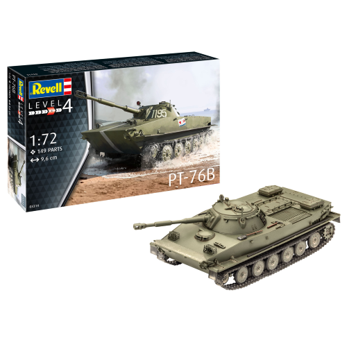 Corazzato PT-76B Kit 1:72 Revell Kit Mezzi Militari -D- Neues Modell-image