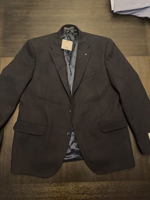 CC Collection Corneliani Wool Blazer Navy Size 56 7R