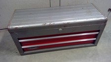 Vintage 1974 Craftsman 2-drawer Top Chest Mechanics Steel Tool Box No Key 26