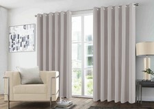 Image of PREMIUM Panache  Blackout Curtains Microfibre Thermal Eyelet Ring Top Ready Made