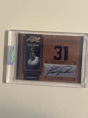 2004 Fergie Jenkins Auto/Jrsy 04/31: Playoff Prime Cuts