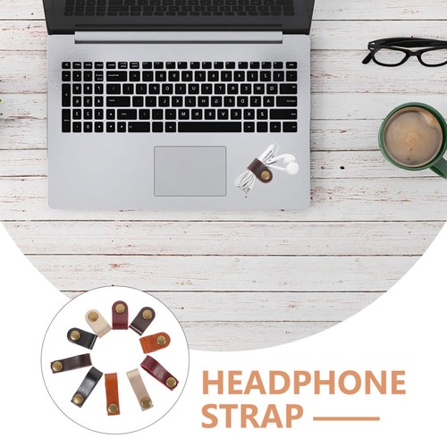 10 Pcs USB Cable Organizer Tie Headphone Cell Cord Wire Holder - Afbeelding 4 van 12