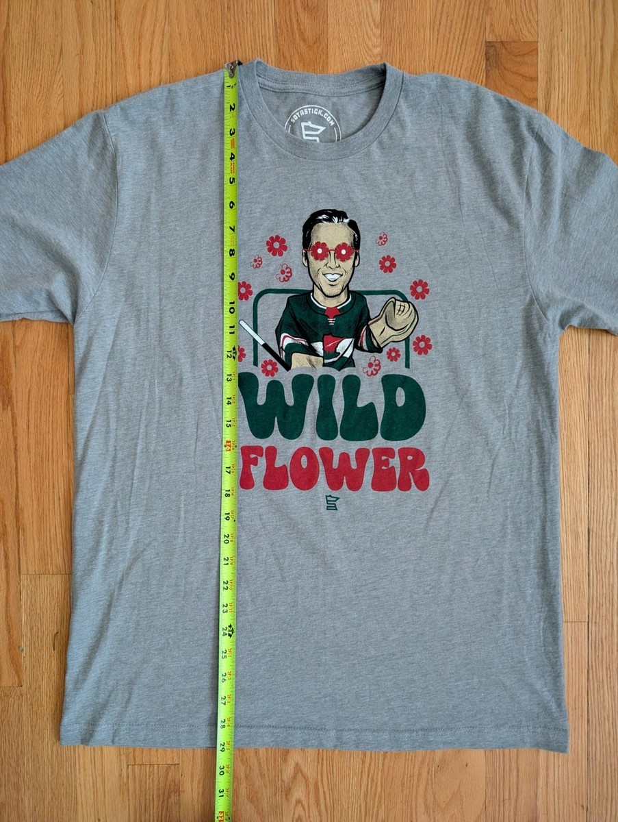 SotaStick Minnesota Wild T-Shirt Marc Andre Fleury Flower Power