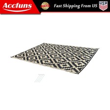 9x12 ft Waterproof Outdoor Rug Outdoor Indoor RV Mat Carpet For Patio Backyard