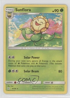 Sunflora Pokémon Sun & Moon Cosmic Eclipse #8