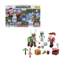 2025 MINECRAFT Advent Calendar 24 Days of Surprises - Minifigures/Stickers *READ