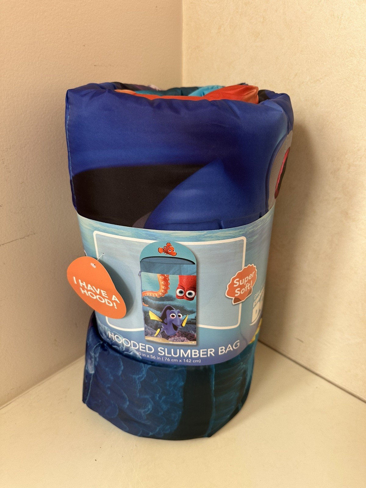 Disney Pixar Finding Dory Hooded Slumber Sleeping Bag 
