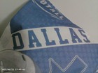 New 18 x 18 Linen Blue Dallas Football Throw Pillow — photo 6