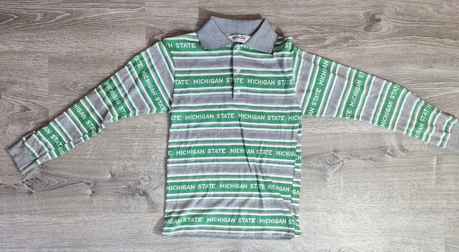 Michigan State Vintage Long Sleeve Shirt Youth Size 16 