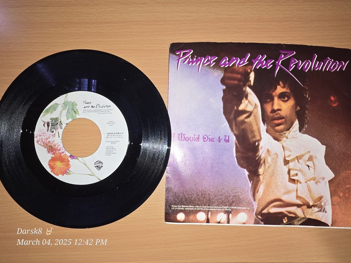 Prince and the Revolution, I Would Die for You, 1984, 45 rpm
