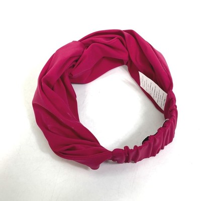 HERMES 2022 model eugenia Headband hair accessories hair band pink Eugenia Kim Karyn Knotted Headband-Coral (Hair Accessories  main image 3