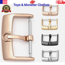 Stainless Steel Watch Buckle 14 16 18 20mm Substitute for Omega Watch Clap