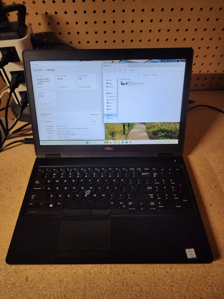 Dell Intel Core i7 7th Gen. PC Laptops & Netbooks 500-749 GB Hard