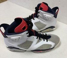 Nike Air Jordan 6 VI Retro Tinker White Infrared Grey 384664-104 Size 13 2018 