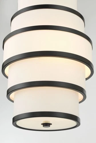 Minka Lavery 2441 Cascade 3 Light 12"W Pendant - Coal - Picture 3 of 9