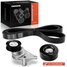 Kit de componentes de transmisión por correa serpentina A-Premium 3x para Chevy Silverado GMC Sierra