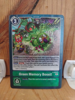 Digimon: Green Memory Boost! P-038 SR. Super Rare ²