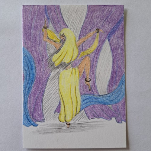 ACEO Original Fantasy Dancer by Deborah Barkley