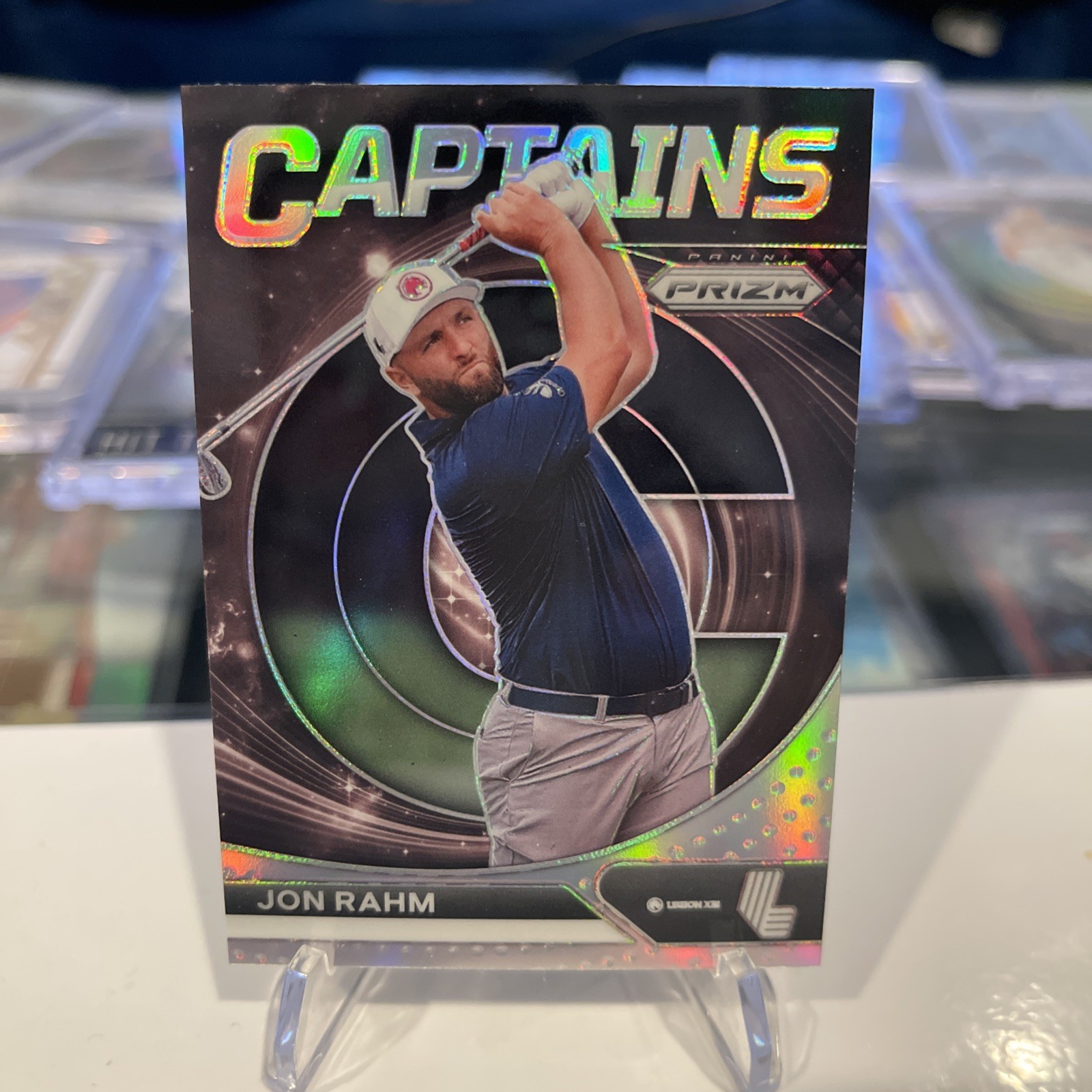 2024 Panini Prizm LIV Golf Jon Rahm Silver Captains Legion XIII Rookie Card