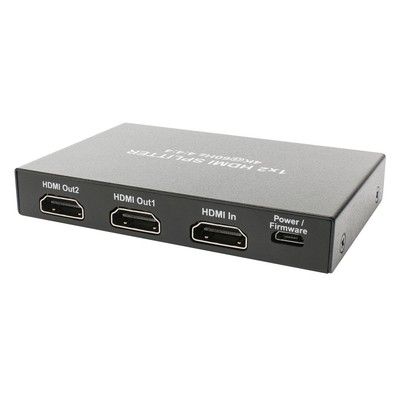 4K 18G HDMI Splitter , IN: 1 x HDMI  OUT: 2 x HDMI auf 2,4 bzw. 8 HDMI-Empfänger