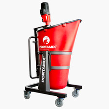 PORTAMIX Mega Hippo Screed / Resin Portable mixer 110V 1800Watt Motor 4+ Bag Mix