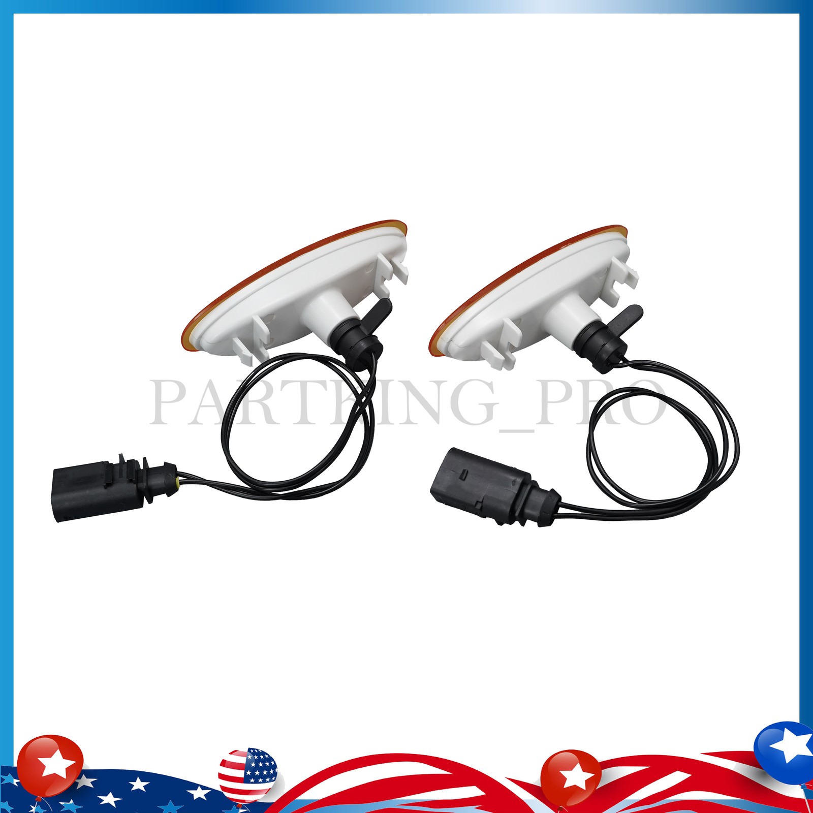 Fit Bentley GTC GT Flying Spur Front Bumper Left Right Side Marker Light Lamp US