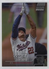 2022 Stadium Club Chrome Refractor Juan Soto (Topps Autograph Text on Back) 1d9e